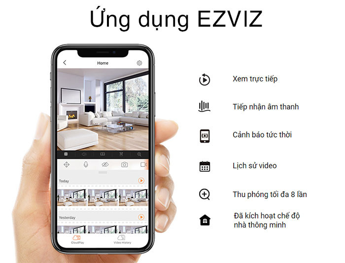 Camera Ip Wifi Xoay 360 Ezviz C6n 1080p 2 0mp